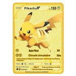 Cartes Pokemon Gold metal en français PMGBA japon, Collection Anime Charizard, cartes à jouer, jouet pour enfants, cadeau, nouvelle Collection 2021