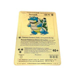Cartes Pokemon Gold metal en français PMGBA japon, Collection Anime Charizard, cartes à jouer, jouet pour enfants, cadeau, nouvelle Collection 2021