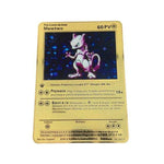 Cartes Pokemon Gold metal en français PMGBA japon, Collection Anime Charizard, cartes à jouer, jouet pour enfants, cadeau, nouvelle Collection 2021