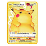 Cartes Pokemon Gold metal en français PMGBA japon, Collection Anime Charizard, cartes à jouer, jouet pour enfants, cadeau, nouvelle Collection 2021