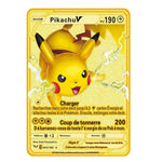 Cartes Pokemon Gold metal en français PMGBA japon, Collection Anime Charizard, cartes à jouer, jouet pour enfants, cadeau, nouvelle Collection 2021