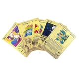 Cartes Pokemon Gold metal en français PMGBA japon, Collection Anime Charizard, cartes à jouer, jouet pour enfants, cadeau, nouvelle Collection 2021