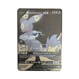 Cartes Pokemon Gold Metal V Vmax EX GX MEGA Card Super Game Charizard Pikachu Collection