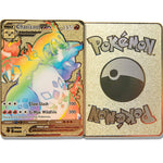 Cartes Pokemon Gold Metal V Vmax EX GX MEGA Card Super Game Charizard Pikachu Collection