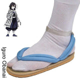 Chaussures de cosplay tongs Demon Slayer Kimetsu No Yaiba Cosplay  Tanjirou Sandals Kamado Nezuko Agatsuma Zenitsu