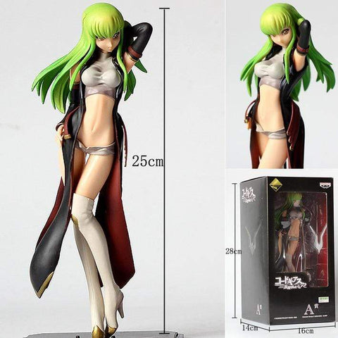 Code Geass CC Action Figure C.C. Sexy Model Doll 24CM Height