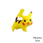 Collection de Figurines Pokemon 3-7cm, personnages de dessin animé, Pikachu, Eevee, Charmander, Munchlax, Bulbasaur, Psyduck, cadeau pour enfant