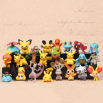 Collection de figurines Pokemon Pikachu, 144 pièces, différents Styles, 2-3cm, jouets, poupées, cadeau d'anniversaire pour enfant