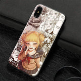 Coque boku no hero academia himiko toga  iPhone SE 6 6s 7 8 Plus X XR XS 11 12 Mini Pro Max