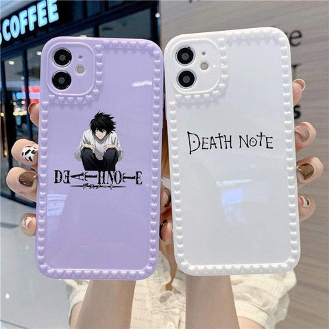 Coque death note Iphone 12 11 Pro 12 MiNi 7 8 Plus X XS XR MAX SE2020