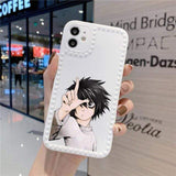 Coque death note Iphone 12 11 Pro 12 MiNi 7 8 Plus X XS XR MAX SE2020