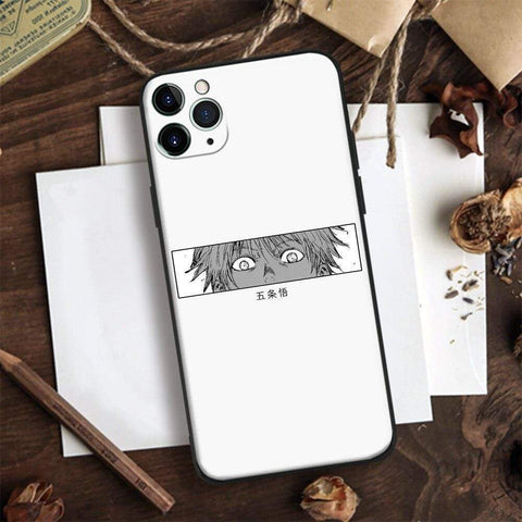 Coque Gojo Satoru Sketch Jujutsu Kaisen IPhone SE 6s 7 8 Plus X XR XS 11 12 Mini Pro Max