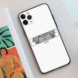 Coque Gojo Satoru Sketch Jujutsu Kaisen IPhone SE 6s 7 8 Plus X XR XS 11 12 Mini Pro Max
