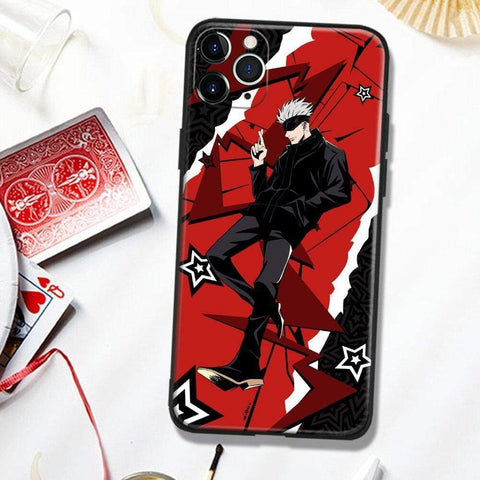 Coque Satoru Gojo Jujutsu Kaisen  IPhone SE 6 6s 7 8 Plus X XR XS 11 12 Mini Pro Max