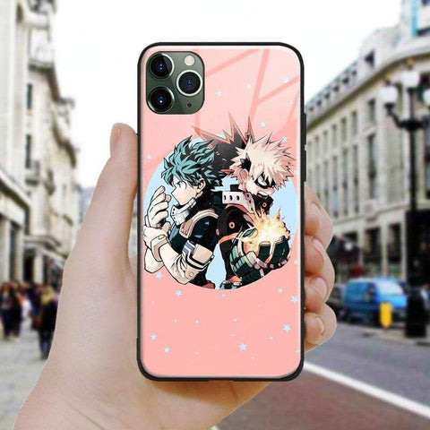 Coque télépho" Boku no Hero Academia anime iPhone SE 6 6s 7 8 Plus X XR XS 11 12 my hero academia goodies