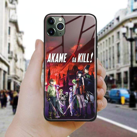 Coque téléphone Akame ga Kill  iPhone SE 6 6s 7 8 Plus X XR XS 11 12 Mini Pro Max
