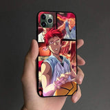 Coque téléphone Akashi seijuro kuroko no basket pour iPhone SE 6s 7 8 Plus X XR XS 11 Pro Max Samsung S Note 10 20 Plus