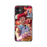 Coque téléphone Akashi seijuro kuroko no basket pour iPhone SE 6s 7 8 Plus X XR XS 11 Pro Max Samsung S Note 10 20 Plus