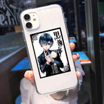 Coque téléphone Black Butler iPhone 12 11 Pro MAX XS XR 7 SE 20 X 8 6Plus