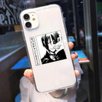 Coque téléphone Black Butler iPhone 12 11 Pro MAX XS XR 7 SE 20 X 8 6Plus