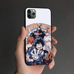 Coque téléphone Boku no Hero Academia anime pour iPhone SE 6 6s 7 8 Plus X XR XS 11 12 Mini Pro Max