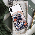 Coque téléphone Boku no Hero Academia anime pour iPhone SE 6 6s 7 8 Plus X XR XS 11 12 Mini Pro Max