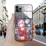 Coque téléphone darling in the franxx anime iPhone SE 6 6s 7 8 Plus X XR XS 11 12 goodies