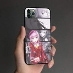 Coque téléphone darling in the franxx anime iPhone SE 6 6s 7 8 Plus X XR XS 11 12 goodies