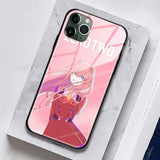 Coque téléphone darling in the franxx iPhone SE 6 6s 7 8 Plus X XR XS 11 12 goodies zero two