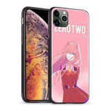 Coque téléphone darling in the franxx iPhone SE 6 6s 7 8 Plus X XR XS 11 12 goodies zero two