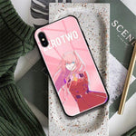 Coque téléphone darling in the franxx iPhone SE 6 6s 7 8 Plus X XR XS 11 12 goodies zero two