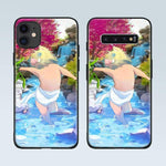 Coque téléphone demon slayer Inosuke Hashibira pour iPhone SE 6s 7 8 Plus X XR XS 11 Pro Max Samsung S Note 8 9 10 20 Plus ultra