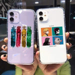 Coque téléphone demon slayer IPhone 12 11 Pro SE2 6 7 8 Plus X XSMAX Kamado Nezuko Kimetsu No Yaiba Demon Slayer Shockproof Clear Cover