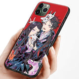 Coque téléphone demon slayer Tanjiro Nezuko iPhone SE 6s 7 8 Plus X XR XS 11 Pro Max Samsung S Note 8 9 10 20 Plus ultra