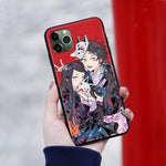 Coque téléphone demon slayer Tanjiro Nezuko iPhone SE 6s 7 8 Plus X XR XS 11 Pro Max Samsung S Note 8 9 10 20 Plus ultra