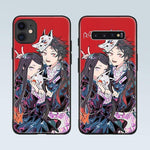 Coque téléphone demon slayer Tanjiro Nezuko iPhone SE 6s 7 8 Plus X XR XS 11 Pro Max Samsung S Note 8 9 10 20 Plus ultra