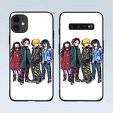 Coque téléphone demon slayergoodies Nezuko Tanjiro Zenitsu Inosuke iPhone 6s 7 8 Plus X XR XS 11 Pro Max Samsung S Note 8 9 10 20 Plus ultra