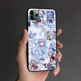 Coque téléphone genshin impact ganyu iPhone SE 6 6s 7 8 Plus X XR XS 11 12 goodies