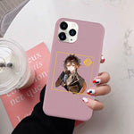 Coque téléphone Genshin Impact iPhone 11 12 Pro Max XR X XS 8 7 6S Plus SE20 goodies manga coque