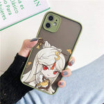 Coque téléphone Genshin impact iPhone 12 11 Pro MAX XR XS 7 SE 2020 X 8 6 Plus Cute Clear Hard Matte Cover Shockproof Shell