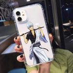 Coque téléphone GINTAMA  IPhone 12 Pro Max Mini 11 X XS XR 7 8 Plus