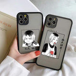 Coque téléphone Haikyuu  iPhone 11 12 Pro XS MAX XR X SE20 7 8 6 Plus Cartoon Oya Volleyball goodies manga coque
