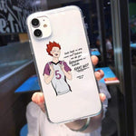 Coque téléphone Haikyuu  iPhone 11 12 Pro XS MAX XR X SE20 7 8 6Plus Fashion Oya Volleyball