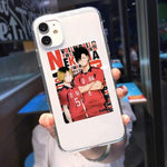 Coque téléphone Haikyuu  iPhone 11 12 Pro XS MAX XR X SE20 7 8 6Plus Fashion Oya Volleyball