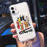 Coque téléphone Haikyuu iPhone 12 Pro MAX 11 XS XR X SE20 7 8 6Plus Cute Oya Volleyball goodies manga coque