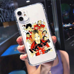 Coque téléphone Haikyuu iPhone 12 Pro MAX 11 XS XR X SE20 7 8 6Plus Cute Oya Volleyball goodies manga coque