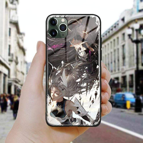 Coque téléphone honkai impact 3 god kiana  iPhone SE 6 6s 7 8 Plus X XR XS 11 12 Mini Pro Max