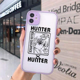 coque téléphone hxh IPhone 12 11 Pro Max X XS XR 7 8 7Plus 8Plus 6S SE2 Hisoka Hunter X Hunter Killua Zoldyck