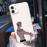 Coque téléphone Jujutsu Kaisen Gojo Satoru  iPhone 11 12 Pro MAX XR X XS SE2020 7 8 6 Plus Japan Anime Soft TPU Cover Clear Fundas