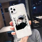 Coque téléphone Jujutsu Kaisen Satoru Gojo  Iphone 12 SE2 6 7 8 Plus X Xs Xr 11 Pro